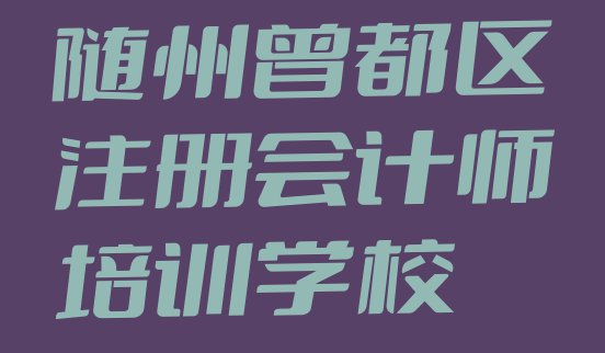 十大随州注册会计师培训要选择哪里的机构排行榜