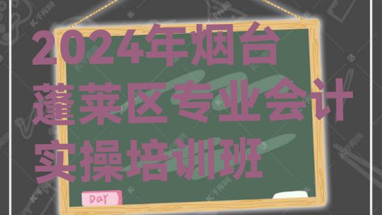 十大2024年烟台蓬莱区专业会计实操培训班排行榜