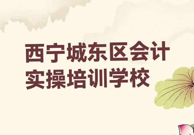 十大2024年西宁城东区会计实操哪里学比较好(西宁城东区口碑比较好的会计实操教育机构排名)排行榜