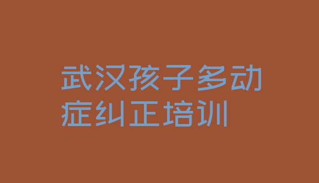 十大武汉蔡甸区孩子多动症纠正培训学校哪家好一点儿 武汉蔡甸区孩子多动症纠正哪里孩子多动症纠正培训班排行榜