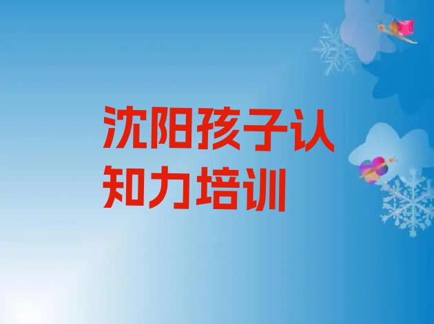 11月十大沈阳孩子认知力网课培训平台排名”