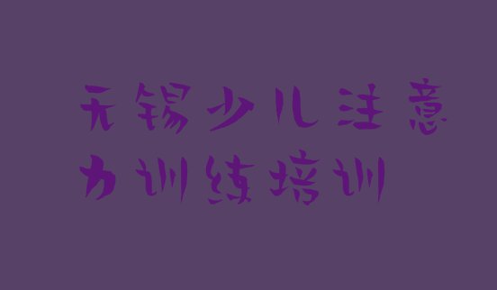 2024年无锡惠山区少儿注意力训练培训班费用标准是多少钱一个月 无锡惠山区少儿注意力训练培训班多少钱一节课”