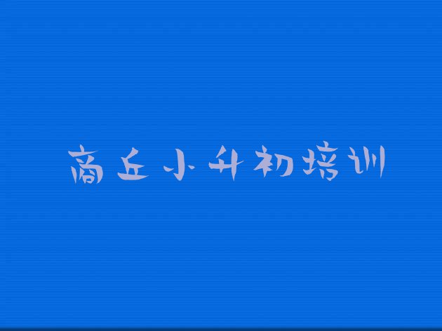 2024年商丘梁园区小升初培训班优惠券”