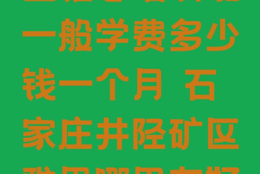 十大石家庄井陉矿区雅思培训班一般学费多少钱一个月 石家庄井陉矿区雅思哪里有好的雅思培训班排行榜