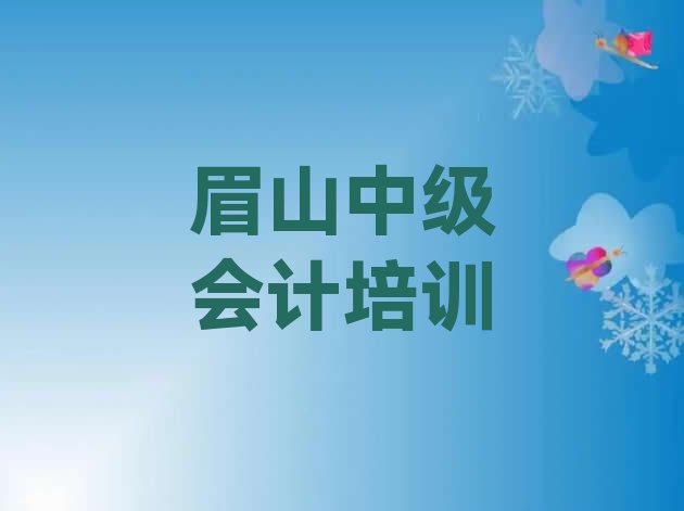 十大2024年眉山中级会计班一般多少钱排行榜