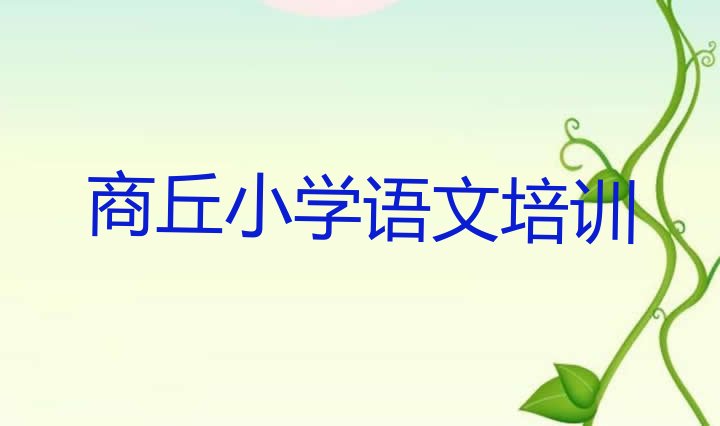 十大12月商丘排名前十的小学语文培训班 商丘睢阳区小学语文培训班排行榜排行榜