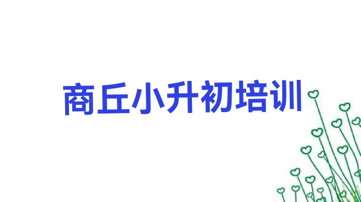 十大12月商丘梁园区小升初培训费需要多少钱(商丘梁园区小升初一般学多久能学会)排行榜