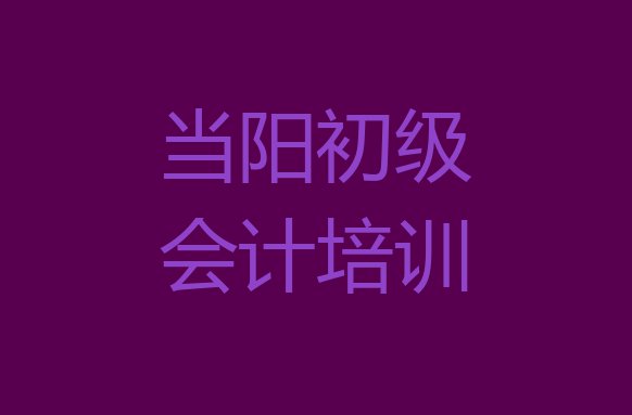 12月当阳初级会计培训班排行榜前十名有哪些学校”