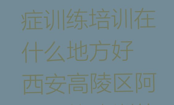 十大12月西安高陵区阿斯伯格症训练培训在什么地方好 西安高陵区阿斯伯格症训练培训班有用吗排行榜