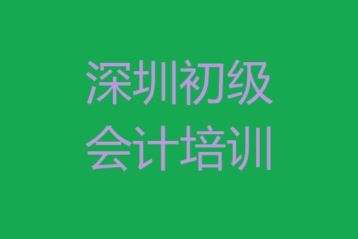 十大深圳市学初级会计的地方排名top10排行榜