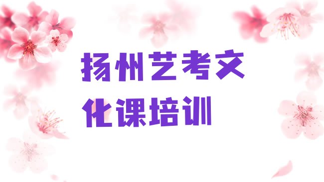 十大2025年扬州江都区在职艺考文化课培训前，快来看看排行榜