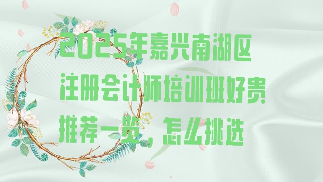 十大2025年嘉兴南湖区注册会计师培训班好贵推荐一览，怎么挑选排行榜