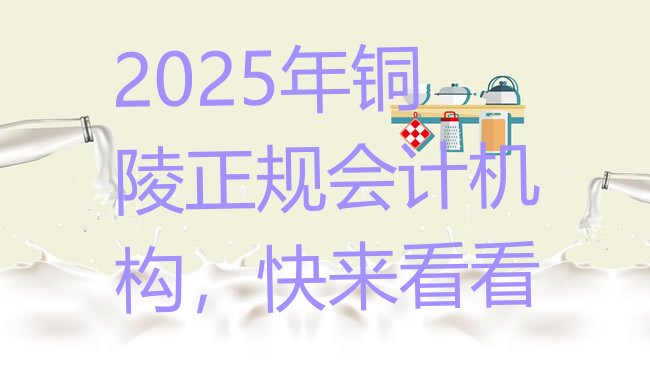 十大2025年铜陵正规会计机构，快来看看排行榜