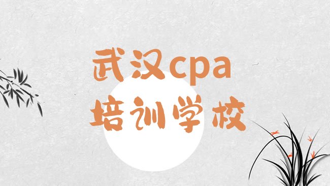 十大2025年武汉新洲区学cpa最好的学校有哪些实力排名名单排行榜