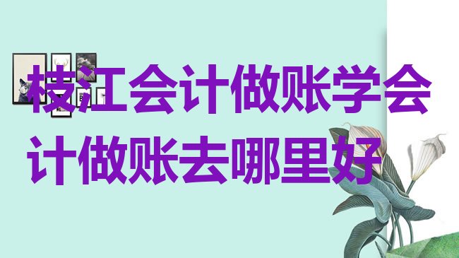 十大枝江会计做账学会计做账去哪里好排行榜