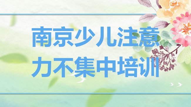 十大2025年南京高淳区哪个学校少儿注意力不集中培训好排行榜