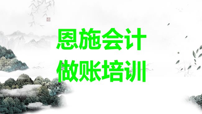 十大2月恩施会计做账网上辅导机构哪家好，敬请揭晓排行榜