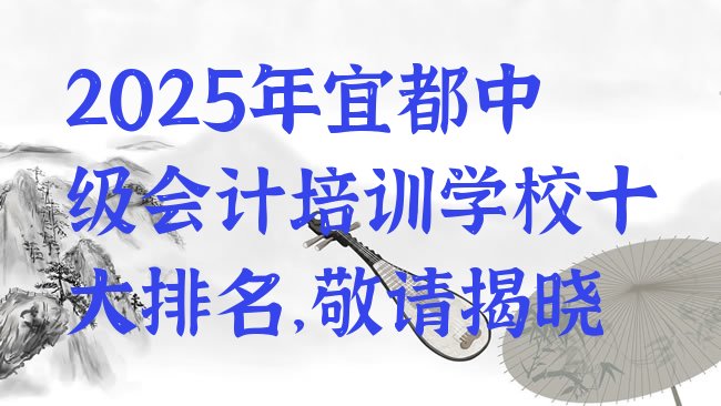 十大2025年宜都中级会计培训学校十大排名，敬请揭晓排行榜