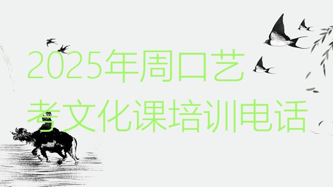 十大2025年周口艺考文化课培训电话排行榜