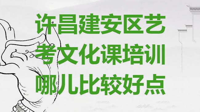 十大许昌建安区艺考文化课培训哪儿比较好点排行榜